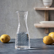 Ribbed Glass Carafe