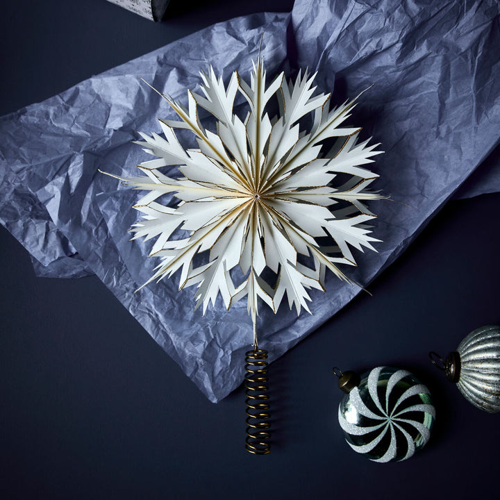Handcrafter Paper Star Tree Topper