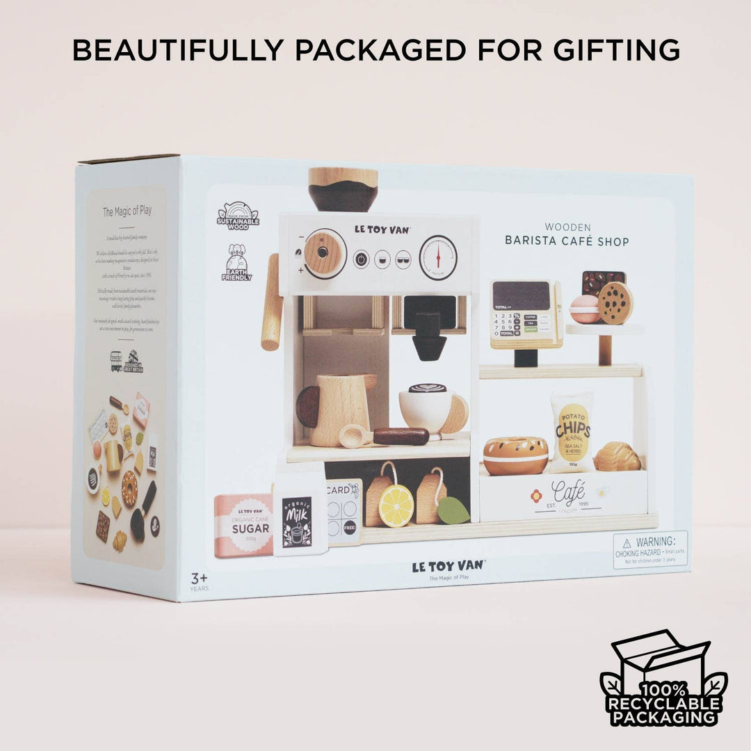Barista Wooden Café Shop Play Set