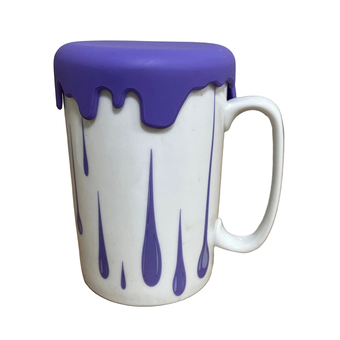 Large Mug with Lid Purple