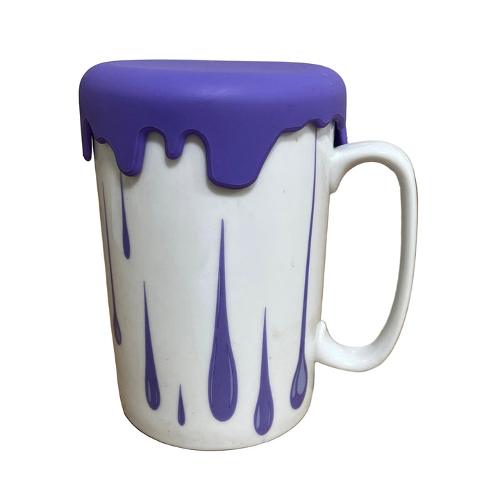 Large Mug with Lid Purple