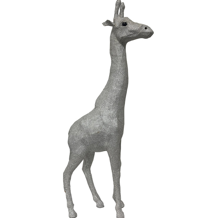 Large 27” Giraffe Newsprint