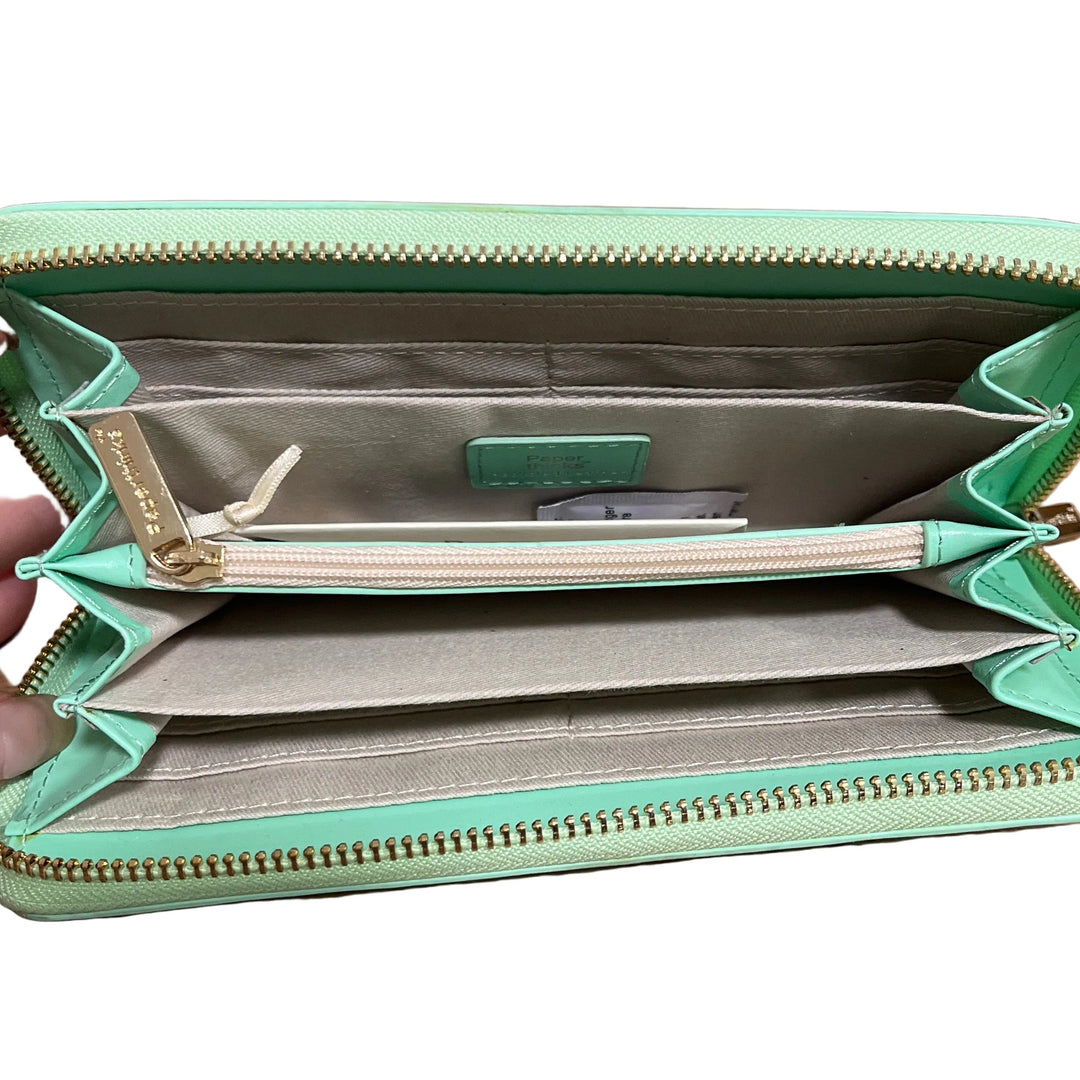 Long Zip Up Wallet Lime