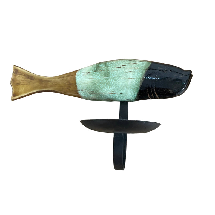 Wall Hanging Fish Candle Holder