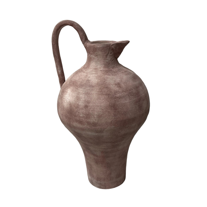 Rustic Extra Large Pitcher Burgundy