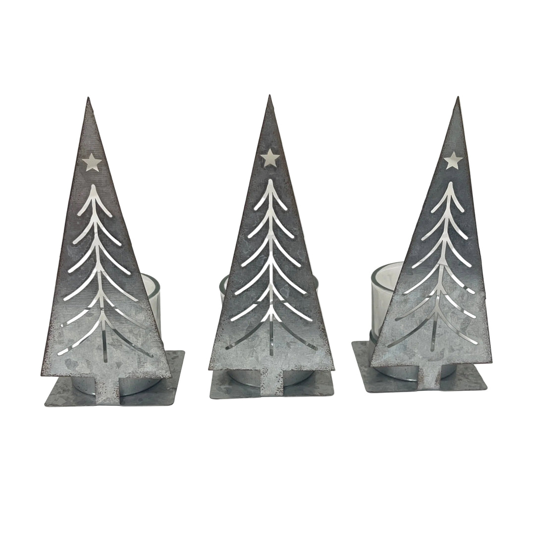 Set of 3 Christmas Tree Tea Lights