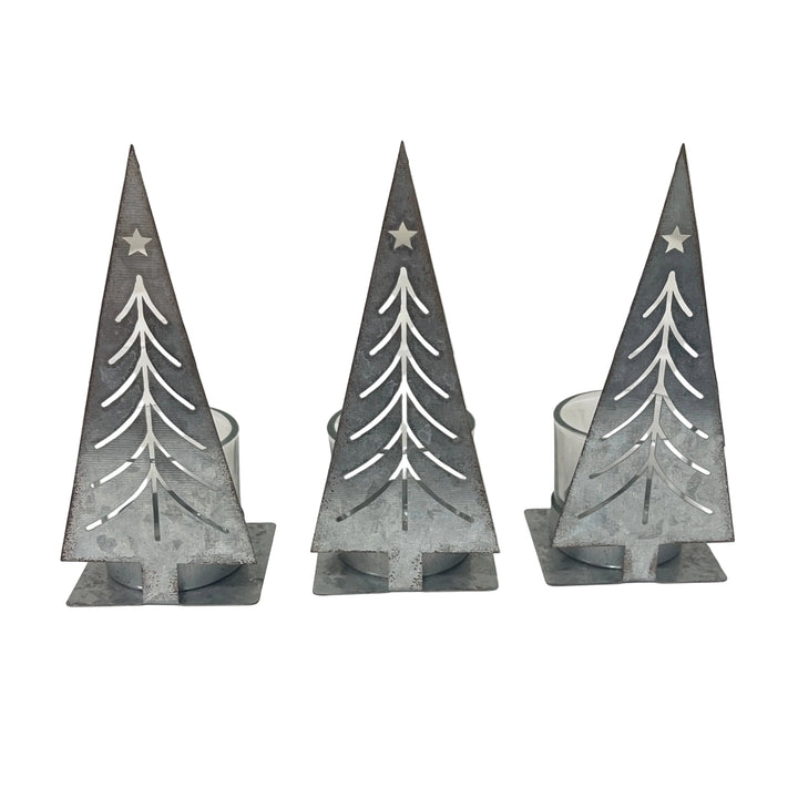 Set of 3 Christmas Tree Tea Lights