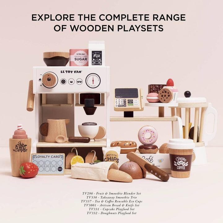 Barista Wooden Café Shop Play Set