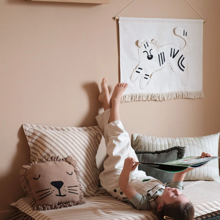 tiger wall hanging by Nobodinoz