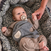 Fanto Pacifier Comfort Blanket in Dusty Blue