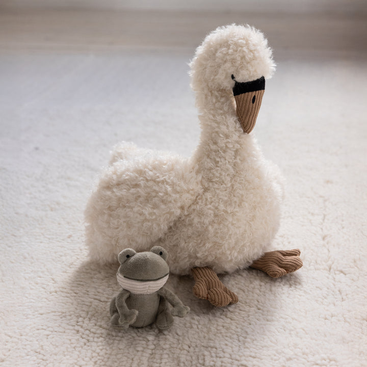 Sebra Swan Activity Toy with Frog and Rattling Bee