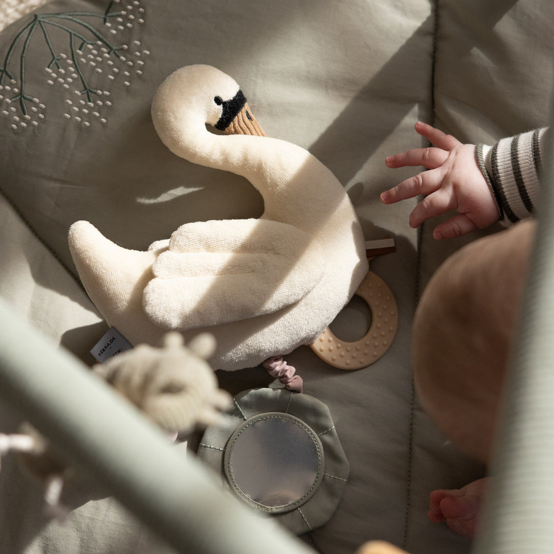 Sebra Swan Hanging Activity Toy