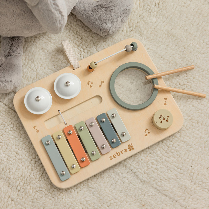 Music Wooden Activity Panel By Sebra