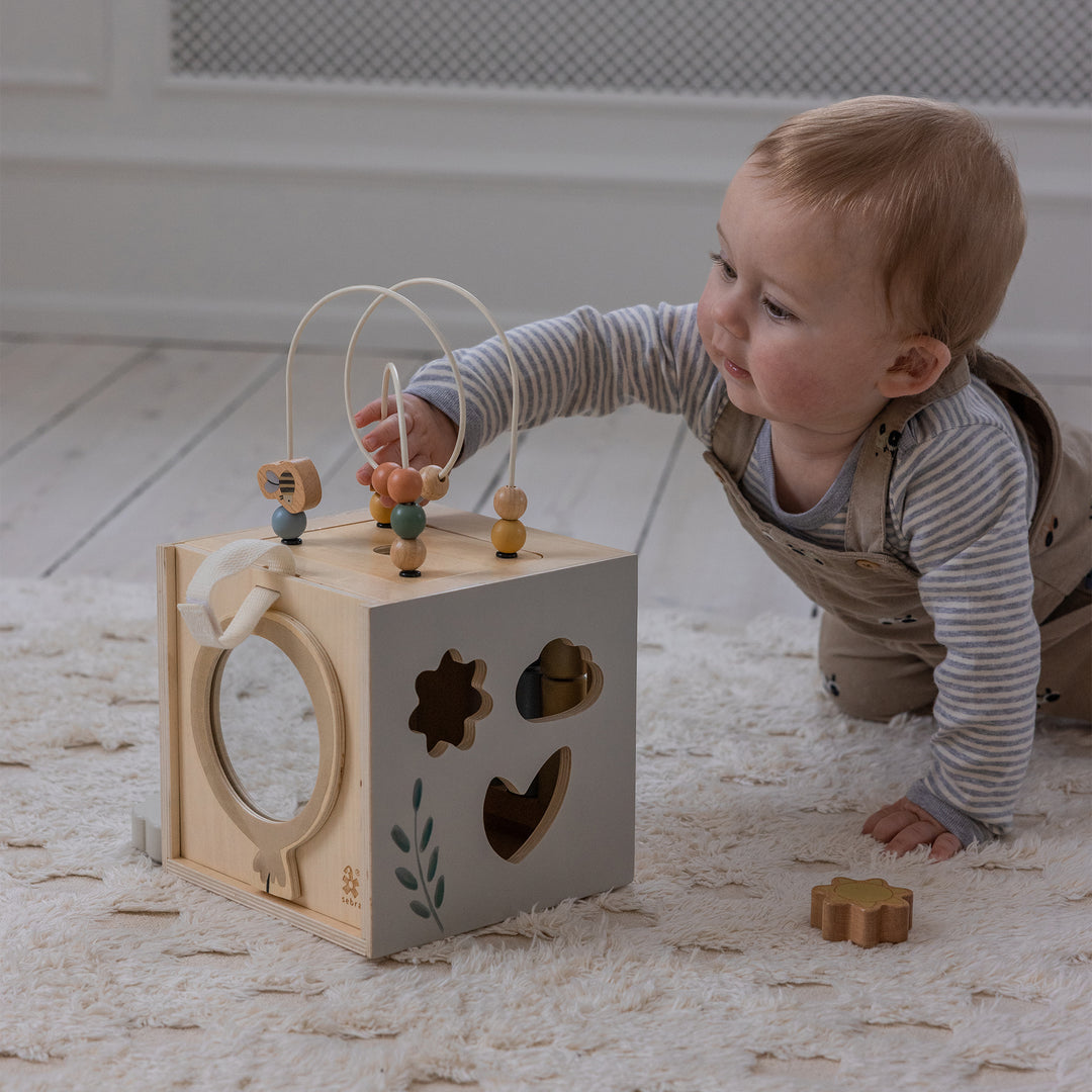 Sebra Motor Skills Wooden Play Box