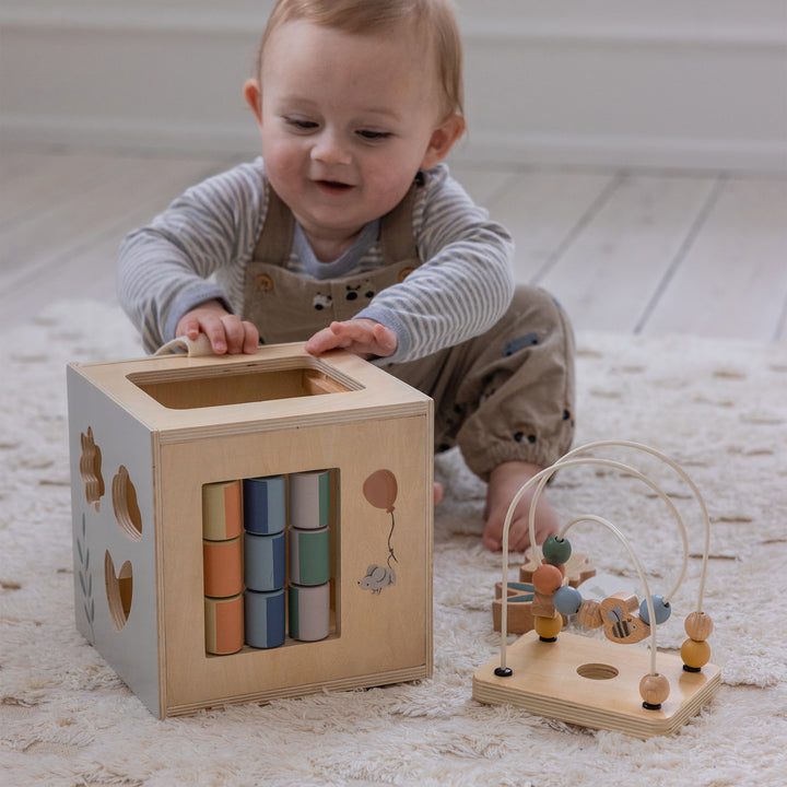 Sebra Motor Skills Wooden Play Box