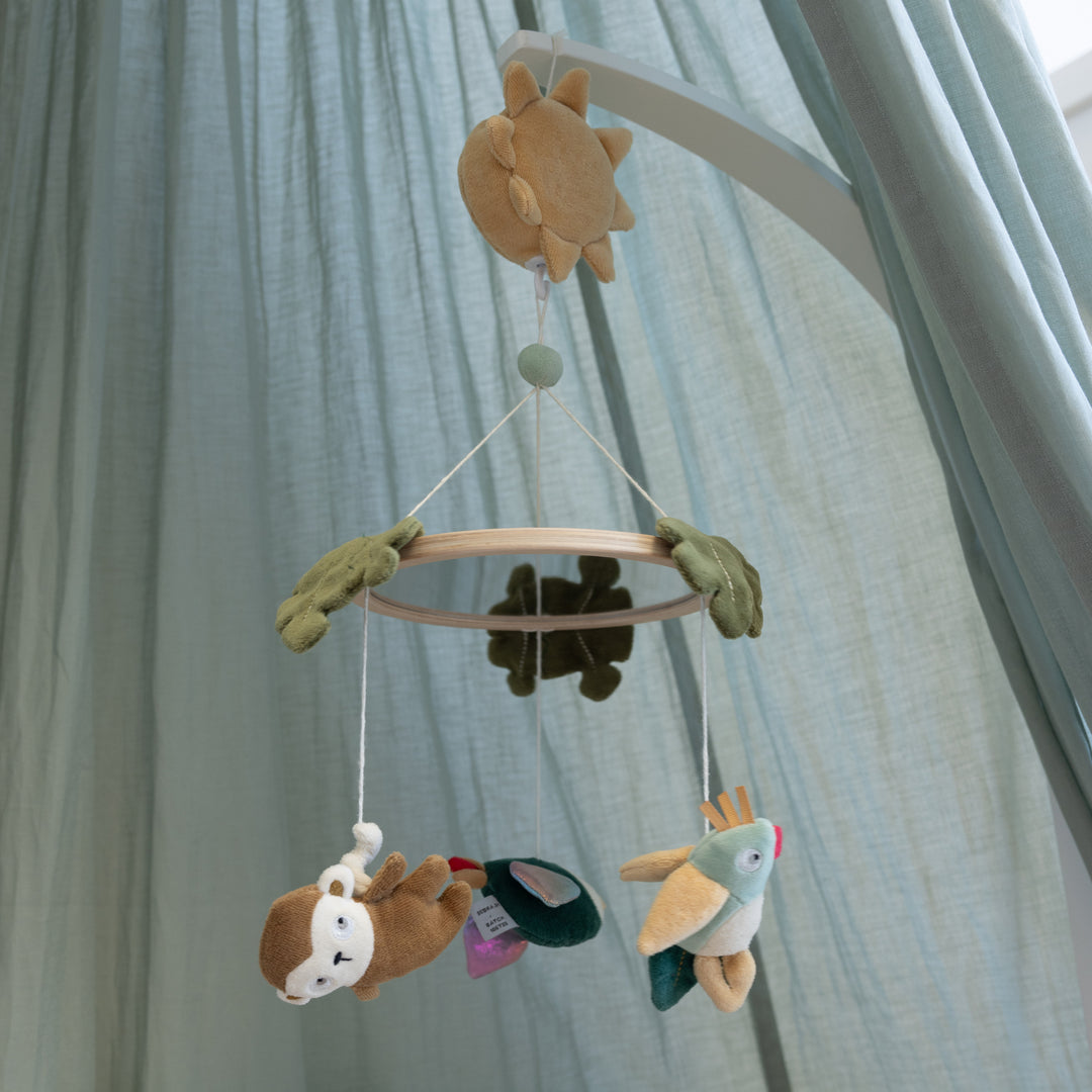 Baby Musical Mirror Mobile, Wildlife