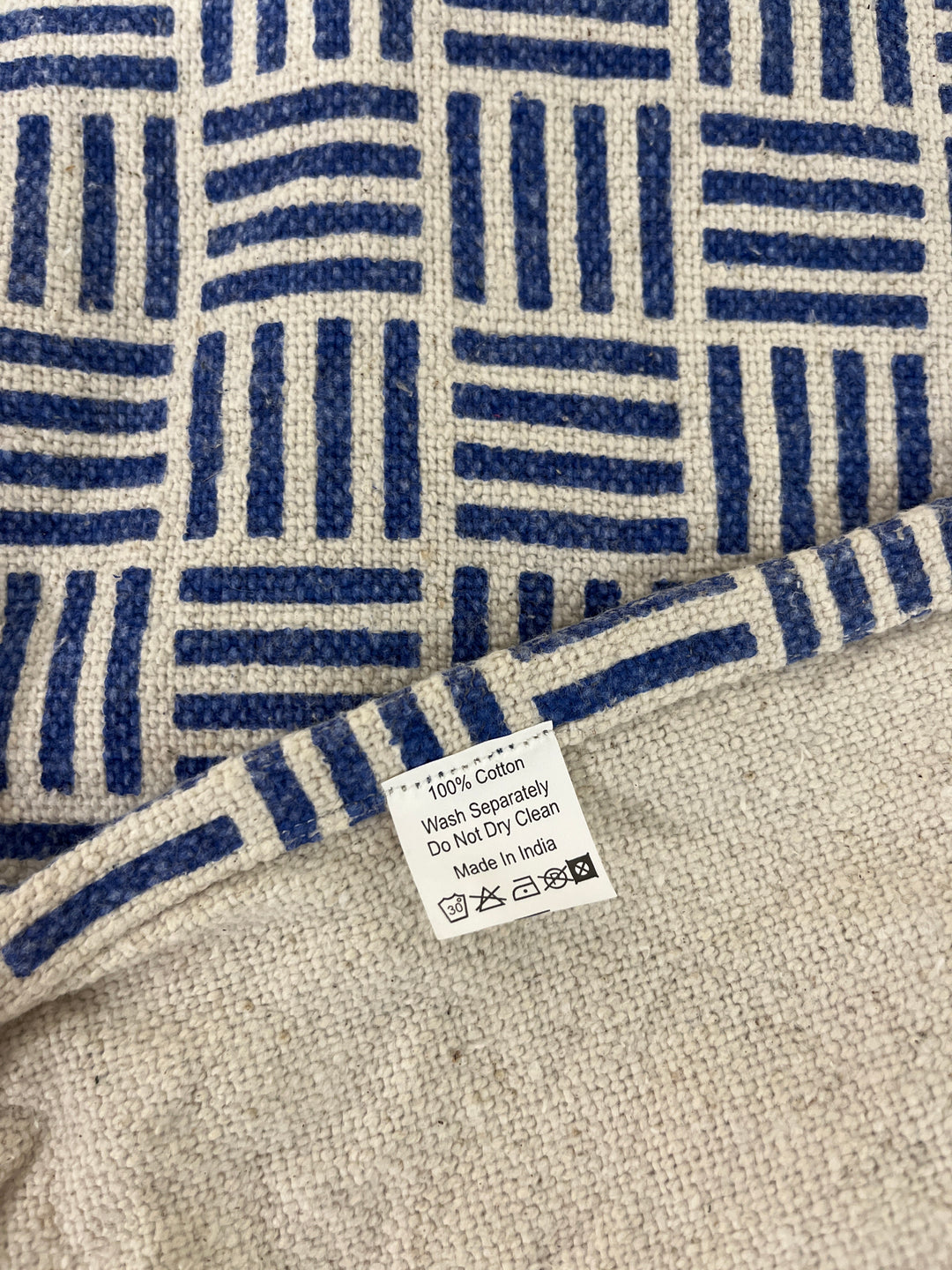 Large Cotton Tassel Throw