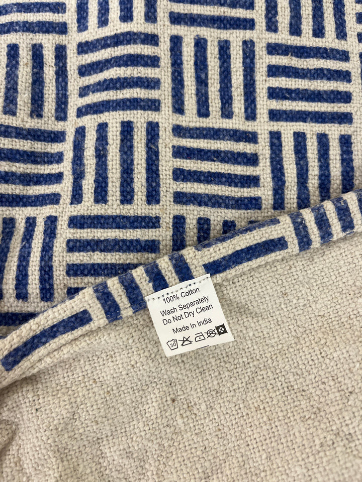 Large Cotton Tassel Throw