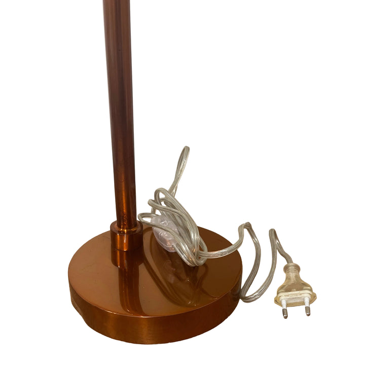 Copper Table Lamp with Cork