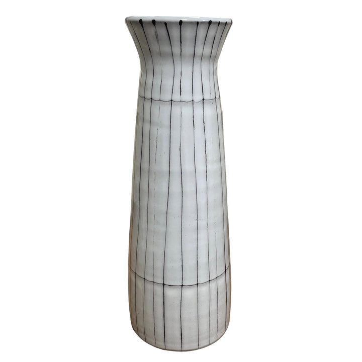 Tall Striped Vase 14''