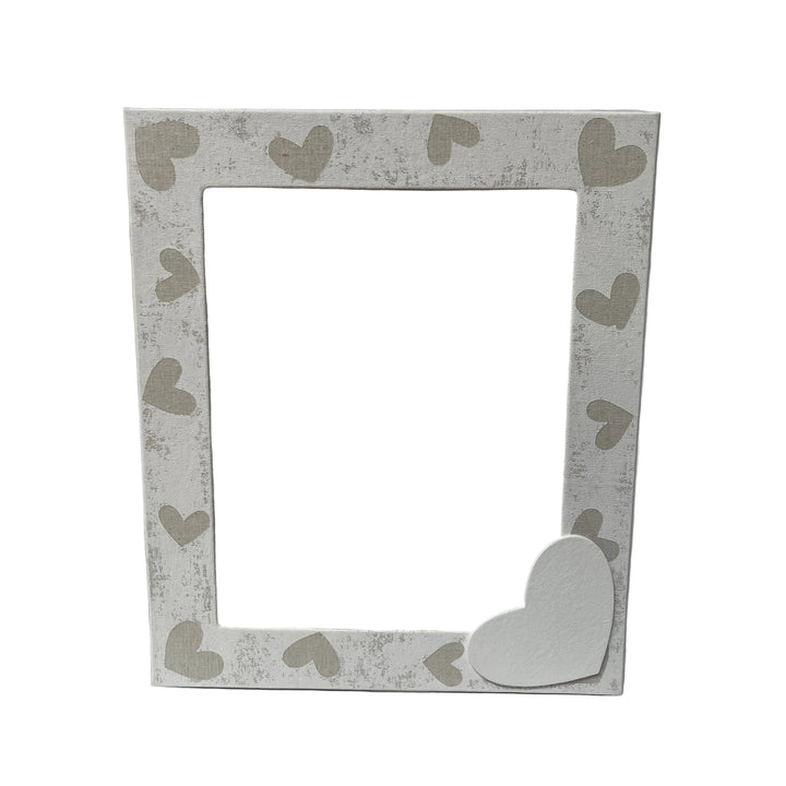 Fabric Heart Photo Frame 8x10