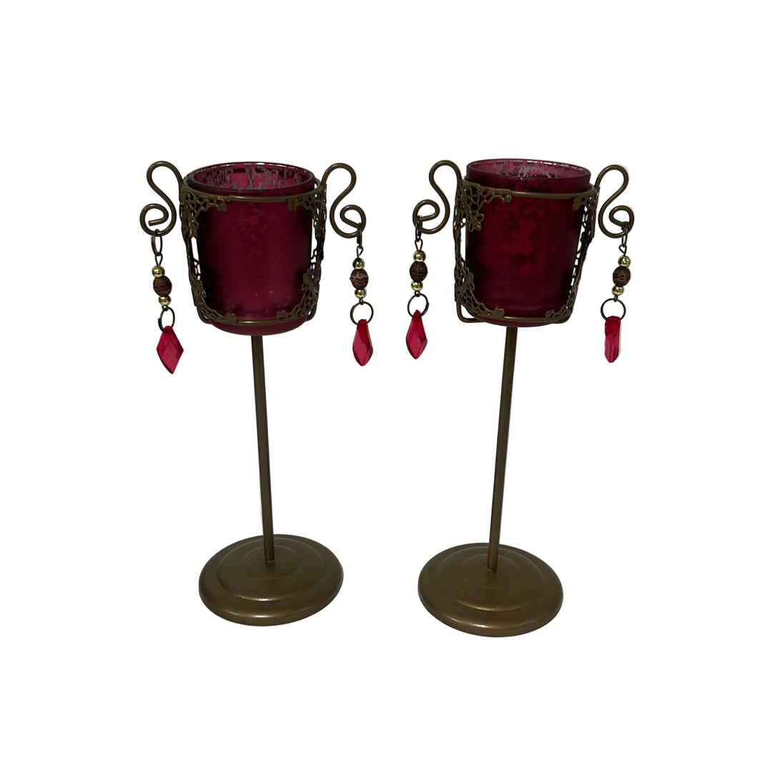 Pair of Standing Tea Light Holders