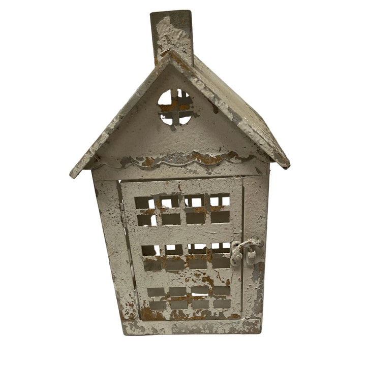 Large Rustic Metal House Lantern
