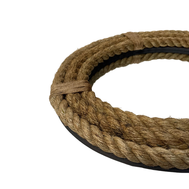 Large Oval Rope Mirror