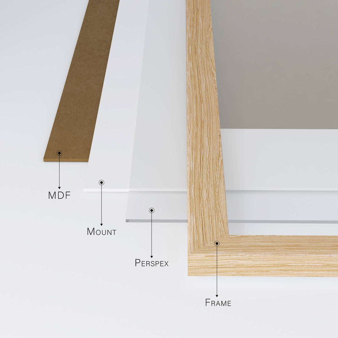Oak A3 Picture Frame