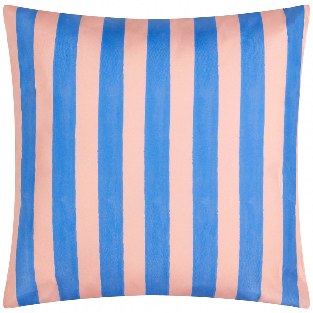Brunch Stripes Lobster Outdoor Cushion