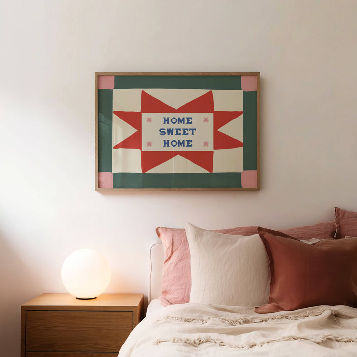 Home Sweet Home Patchwork Print