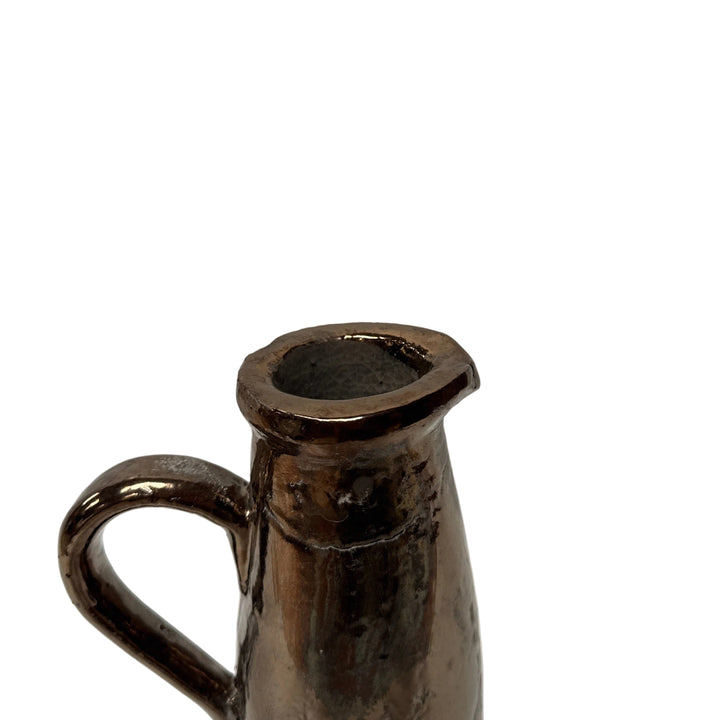 Medium Slim Pitcher in Rustic Bronze