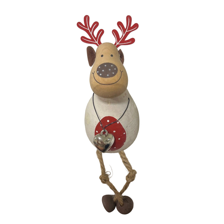 Small White Reindeer Hanger
