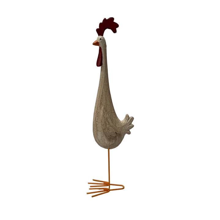 Medium Wooden Slim Cockerel
