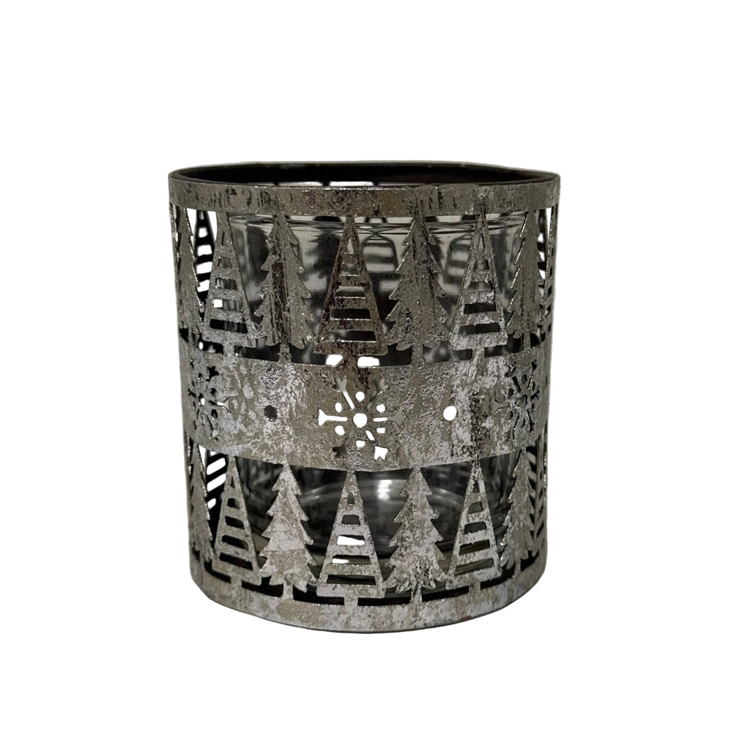 Small Cut Out Tree Lantern