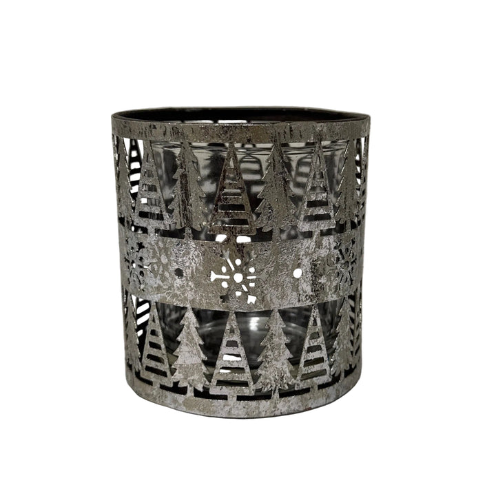 Small Cut Out Tree Lantern