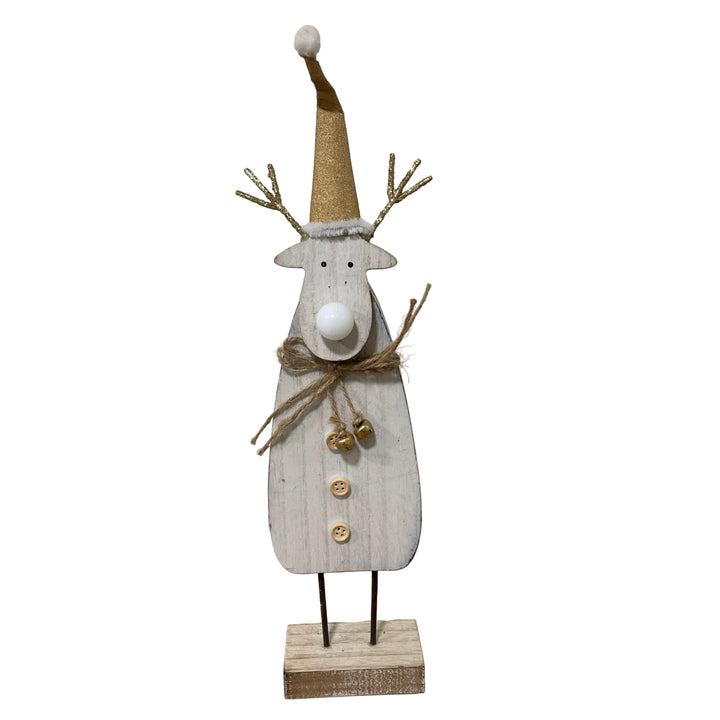 Large Standing Reindeer LED Nose