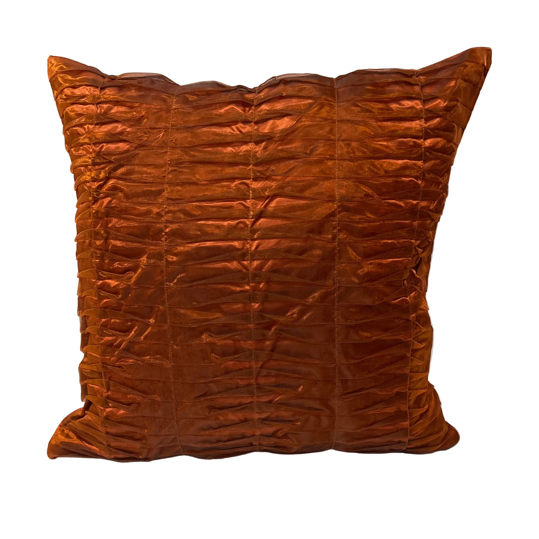 Large Organza Cushion Covers X4 Copper