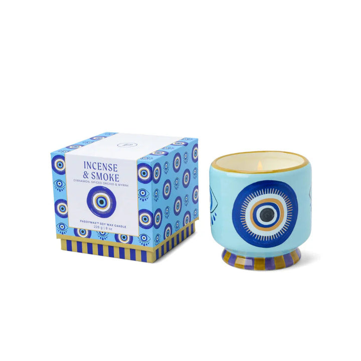 A Dopo Eye Ceramic Candle In Incense & Smoke