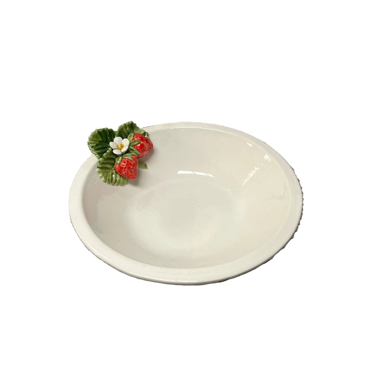 Strawberry Italian Serving Bowl