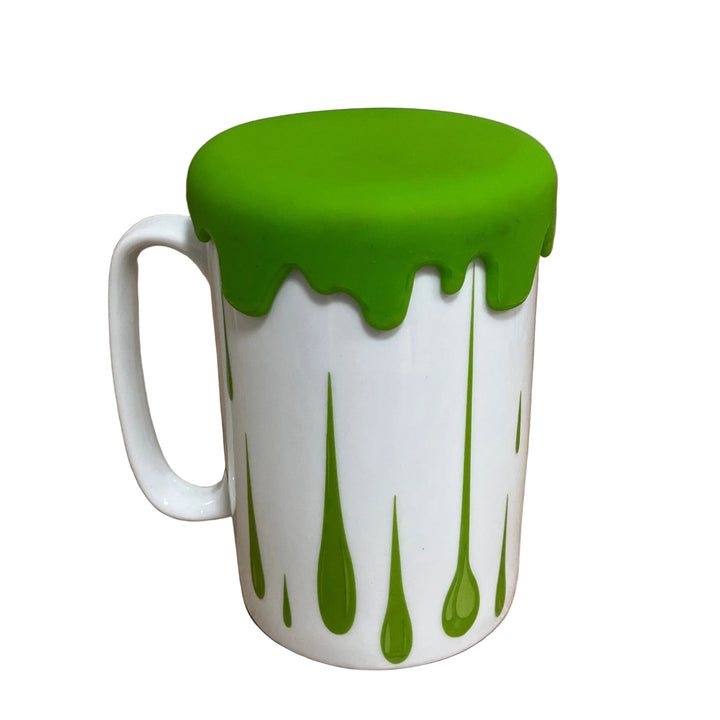Large Mug with Lid Green