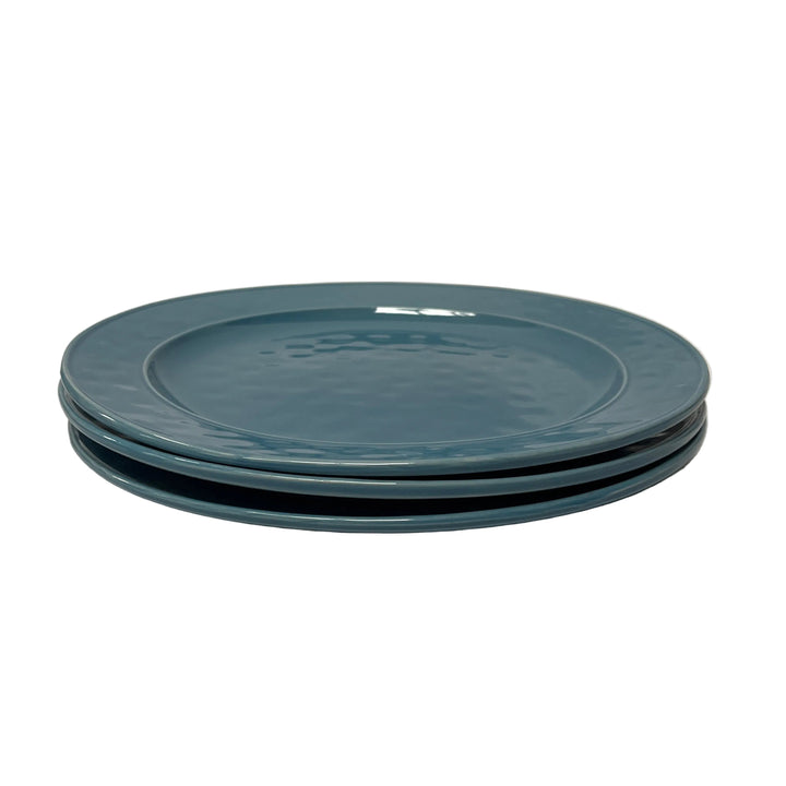 Home Bird Set of 3 Large Serving Plates Blue