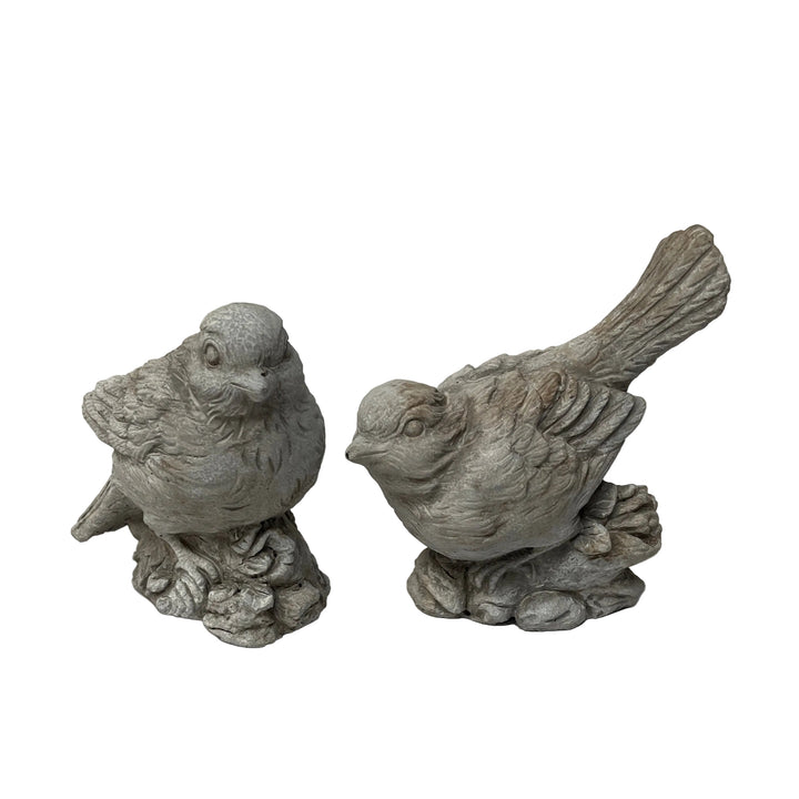 Pair of Garden Bird Ornaments