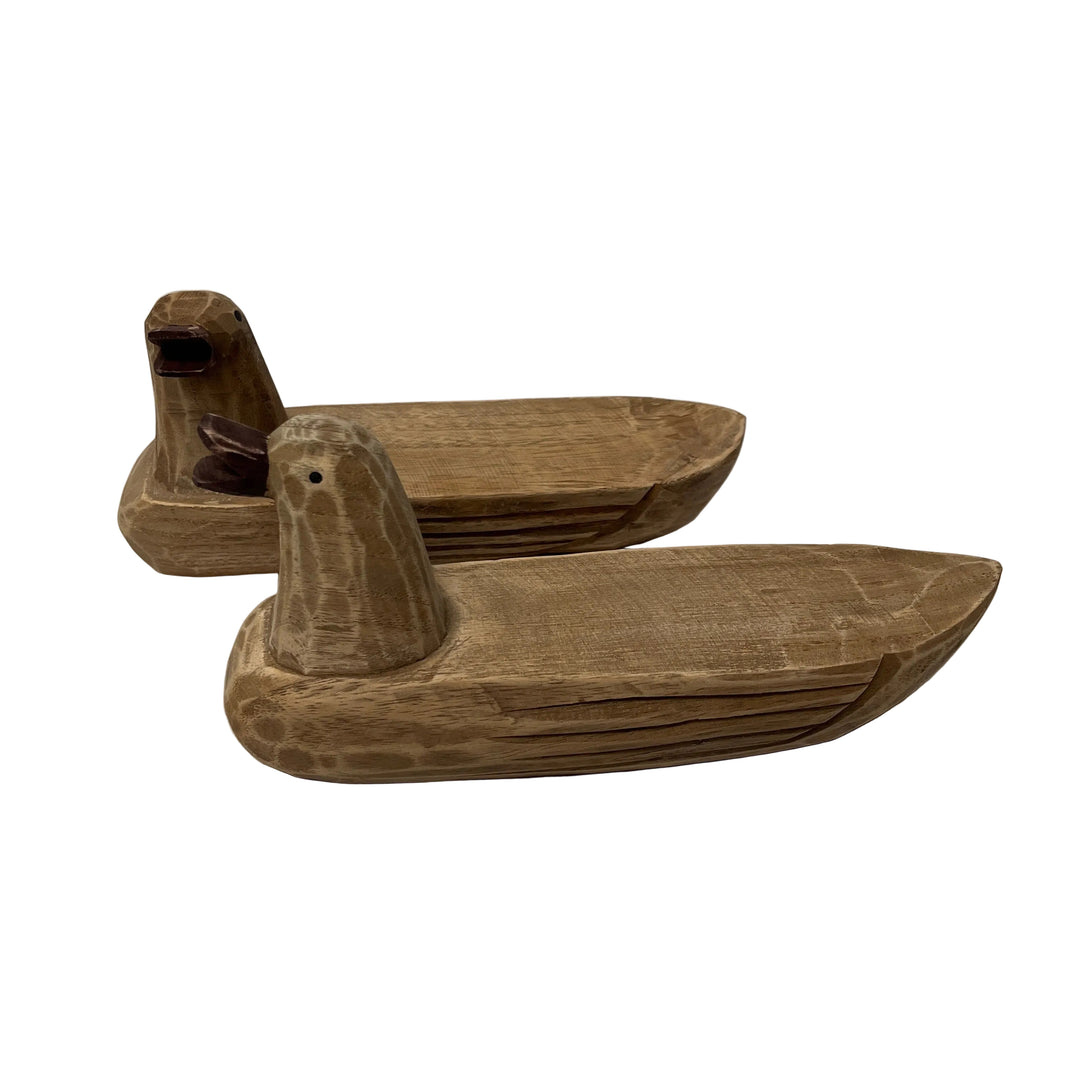 Large Pair Of Wooden Ducks