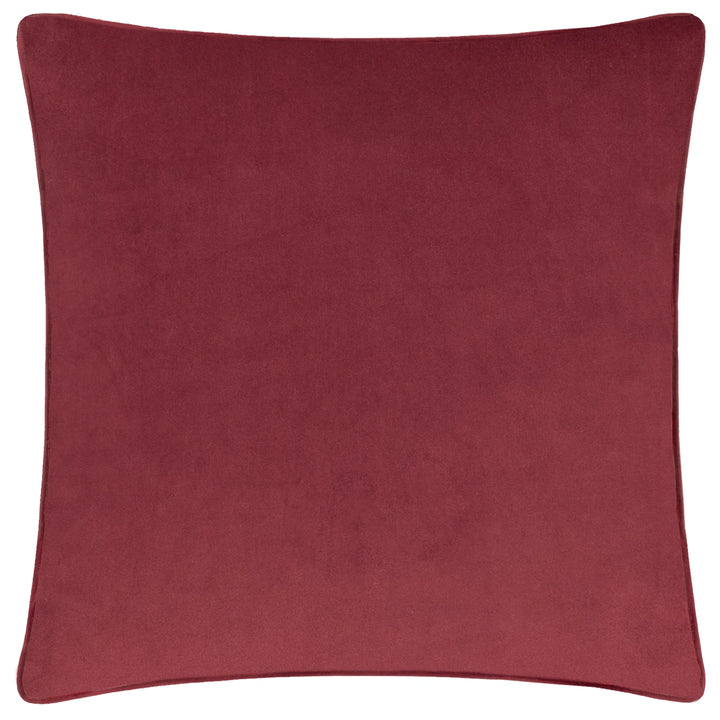 Amor Eterno Velvet Piped Cushion in Red