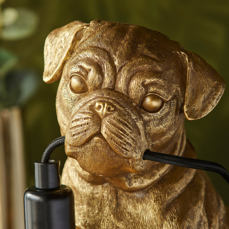 Pug Puppy Table Lamp PRE ORDER