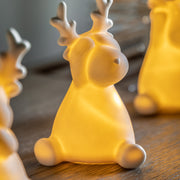 Set Of Three LED Reindeers