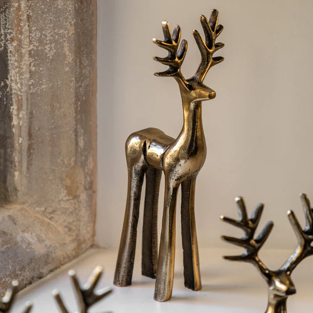 Stag Antique Gold Decoration