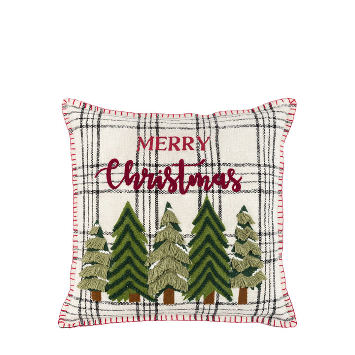 Heritage Trees Merry Christmas Cushion