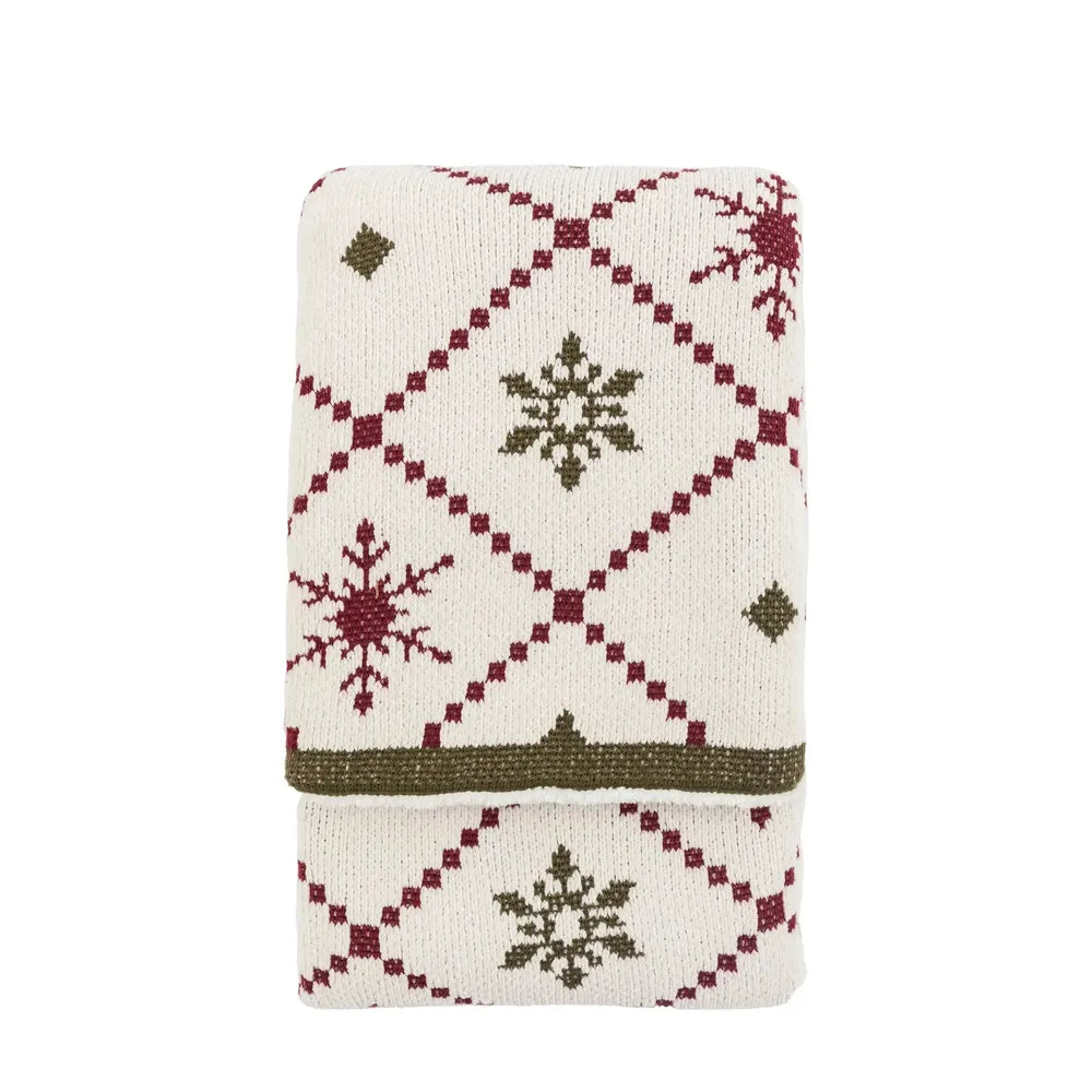 Heritage Fairisle Chenille Woven Throw